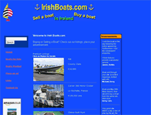 Tablet Screenshot of irishboats.com